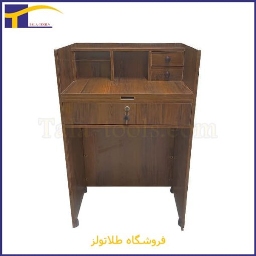 میز کار طلاسازی از جنس MDF رنگ قهوه ای